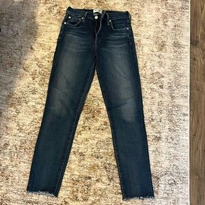Agolde dark blue skinny jean